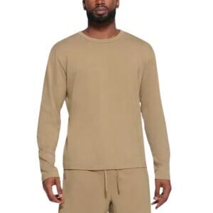 SKIMS Men’s Jersey Lounge Long Sleeve Tee 🤎 Khaki | Size Small SOLD OUT NWT ✨